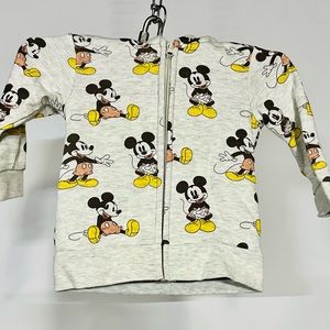 Disney Junior MICKEY MOUSE sherpa lined hoodie 2T